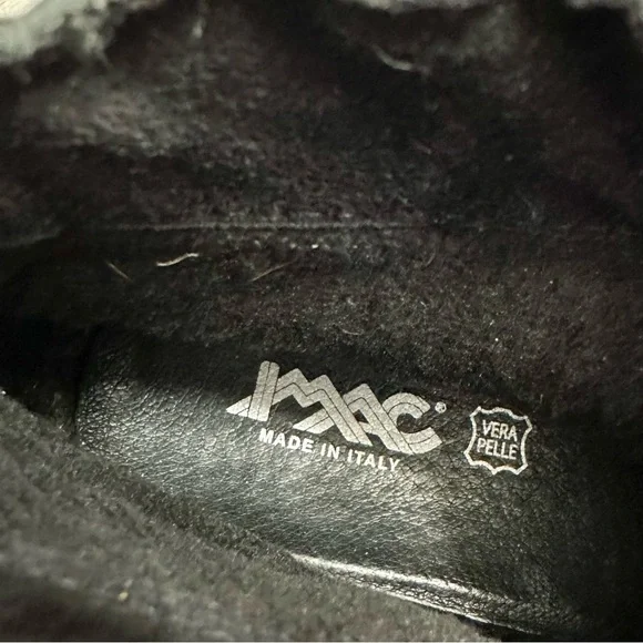 IMAC Croc Embossed Patent Leather Side Zip Booties Sz 39 US 9 Made In Italy - Picture 13 of 13